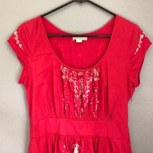 Anthopologie boho dress
